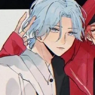 🎐 emoji Ланга Хасэгава и Рэки Кян Telegram sticker 19 of 21