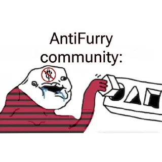 🖼 emoji Канал: @KFgart 👈фурри/КВД. Telegram sticker 21 of 78