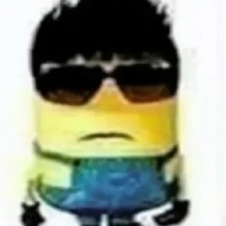 😎 emoji minion Telegram sticker 8 of 79