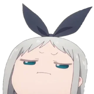 😕 emoji Anime college by @anime_stickerr Telegram sticker 16 of 84