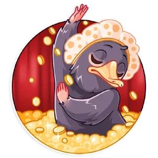 🚿 emoji Niffler Telegram sticker 11 of 25