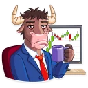 😞 emoji Bull & Bear Telegram sticker 21 of 35