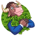 😮 emoji Bull & Bear Telegram sticker 13 of 35