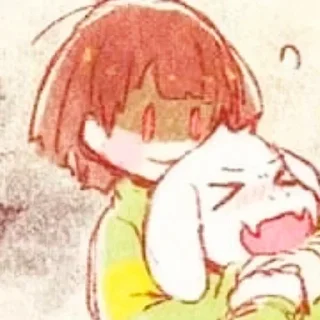🔪 emoji Chara Dreemurr | by @stickers_undertale  ꒱ Telegram sticker 11 of 114