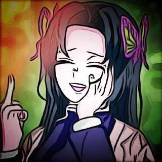 🌸 emoji 🎀🌸ᴋᴀɴᴀᴇ ᴋᴏᴄʜᴏ🌸🎀 Telegram sticker 13 of 120