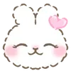 ⭐ emoji ᐢ..ᐢ ᥕɦiᴛᥱ ᥴᥙᴛᥱ rᥲδδiᴛ  ° @bwnnyroom ₊    . Telegram sticker 7 of 40