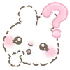 ⭐ emoji ᐢ..ᐢ ᥕɦiᴛᥱ ᥴᥙᴛᥱ rᥲδδiᴛ  ° @bwnnyroom ₊    . Telegram sticker 10 of 40