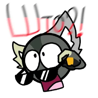 😱 emoji цвктя тварь тупвя ➡️ @Ctikerubot Telegram sticker 7 of 8