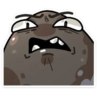 😬 emoji Больше стикеров 👉🏻 @stickertg4 Telegram sticker 15 of 49
