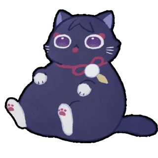 😛 emoji Cat Scaramouche @anime4_arts Telegram sticker 11 of 120