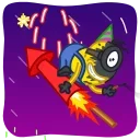 🥳 emoji Больше стиков тут: @stikery4 Telegram sticker 13 of 25