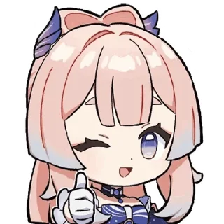 Sticker from Genshin Collab @stickersMH