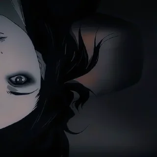 👀 emoji ergo proxy 🖤 Telegram sticker 20 of 35