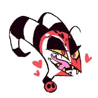 🥵 emoji Blitzo ➡️ @HazbinHotelStickers Telegram sticker 7 of 15