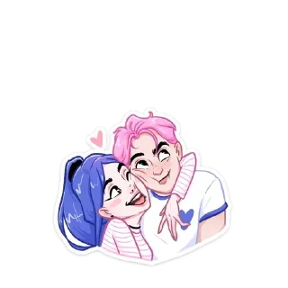 👩‍❤‍👨 emoji VK ➡️ @Ctikerubot Telegram sticker 11 of 31