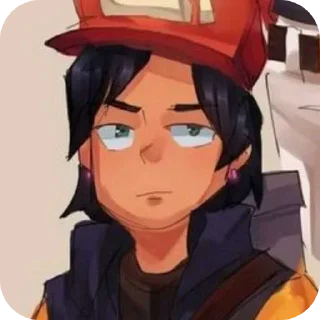 😒 emoji Марица Эспозито (Храбрая) Telegram sticker 3 of 105