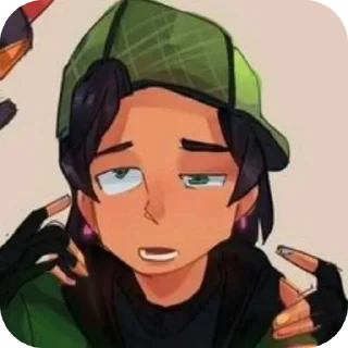 😳 emoji Марица Эспозито (Храбрая) Telegram sticker 4 of 105