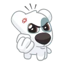 😠 emoji Больше стикеров : @stickeriiiiiii Telegram sticker 13 of 49