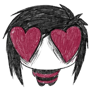 😍 emoji Больше стикеров 👉🏻 @stickertg4 Telegram sticker 12 of 36