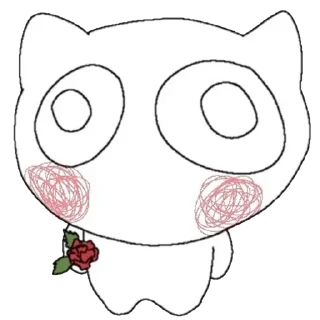 ❤️‍🩹 emoji meow ➡️ @Ctikerubot Telegram sticker 11 of 79