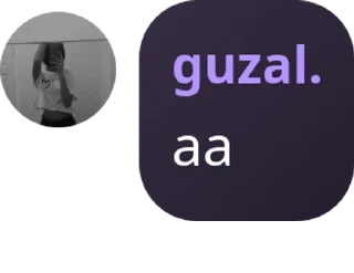 🙁 emoji guzal. Telegram sticker 4 of 28