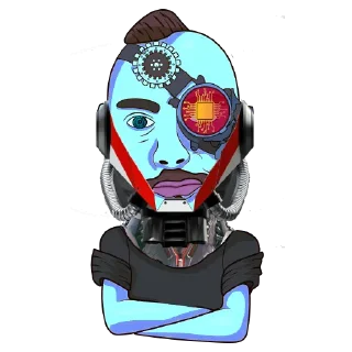 🤖 emoji Рисованный Гольдштейн Telegram sticker 20 of 24