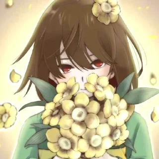 🌻 emoji ᴄʜᴀʀᴀ ᴅʀᴇᴇᴍᴜʀʀ  ꒰ @stickers_undertale ꒱ #2 Telegram sticker 2 of 52