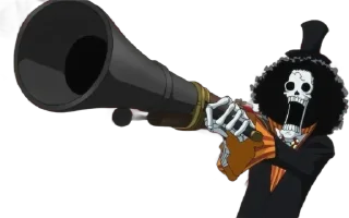🌟 emoji Брук @One_6piece @MonkeyDLuffy_123 Telegram sticker 11 of 30