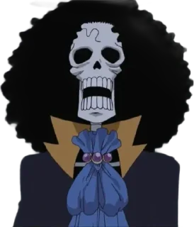 🌟 emoji Брук @One_6piece @MonkeyDLuffy_123 Telegram sticker 8 of 30