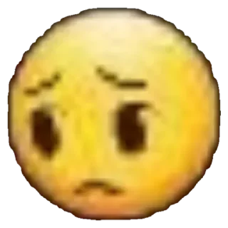 😔 emoji Больше стиков тут: @stikery4 Telegram sticker 13 of 120