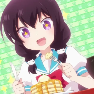 😋 emoji Стикеры @anime_sticks Telegram sticker 20 of 50
