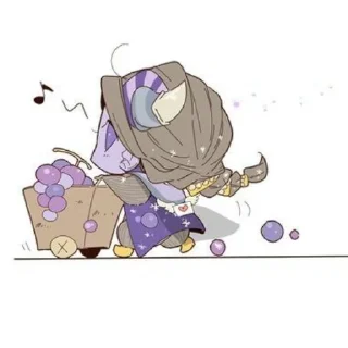 🟣 emoji Good night ~ Azrael Telegram sticker 23 of 120