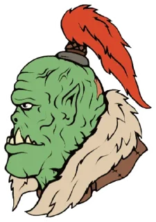 🙂 emoji WH40K Orks Telegram sticker 14 of 117