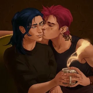 💙 emoji аркейн Telegram sticker 12 of 78
