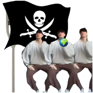 🏴‍☠ emoji Лалаьсомдсьлсдчбплмотаьлаосоджингл бенс Telegram sticker 24 of 24