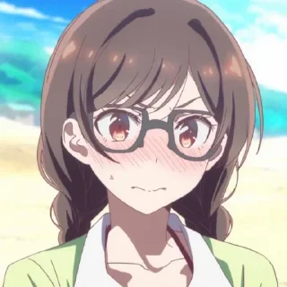 🍓 emoji CHIZURU MIZUHARA    [Rent-A-Girlfriend] @mirsikstick Telegram sticker 21 of 118