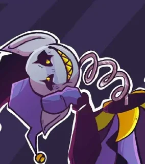 😁 emoji Jevil the jester by @GTS152 Telegram sticker 15 of 120