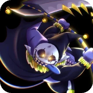 🤪 emoji Jevil the jester by @GTS152 Telegram sticker 17 of 120