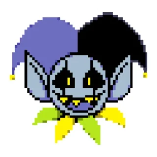 😂 emoji Jevil Telegram sticker 18 of 65