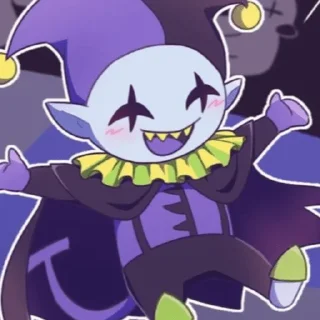 😊 emoji jevil Telegram sticker 1 of 43