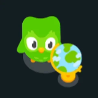 Sticker from Duolingo funny animations