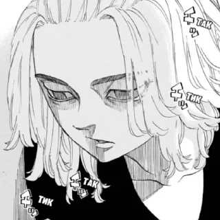 😔 emoji Манжиро Сано @stikersxw Telegram sticker 22 of 23