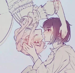 🍧 emoji › . ⊹ 𝘔𝘐𝘡𝘜𝘌𝘕𝘈 ୭ৎ ;! @wwoxuw  ;3 Telegram sticker 8 of 83