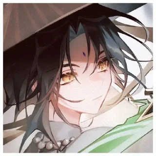 🪭 emoji #genshinimpact/сяо @TgEmodziBot Telegram sticker 16 of 106