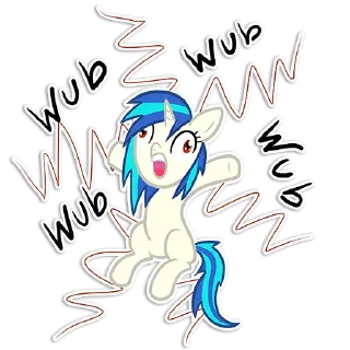 🎧 emoji Vinyl Scratch ➩ @Earth928B Telegram sticker 14 of 20
