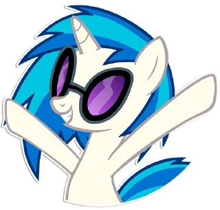 Sticker from Vinyl Scratch ➩ @Earth928B