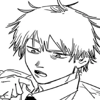 🤨 emoji Денджи Telegram sticker 24 of 44