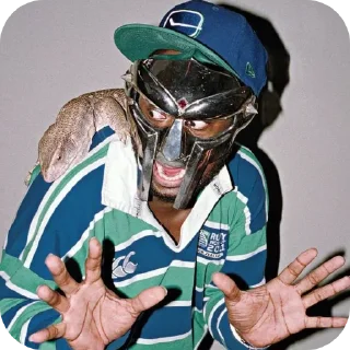 🦎 emoji MF DOOM • @Earth928B Telegram sticker 24 of 50