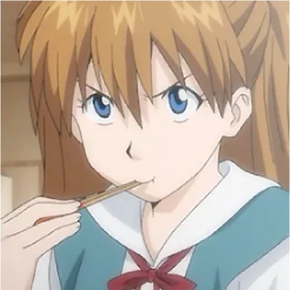 Sticker from A lot of Asuka (Evangelion)