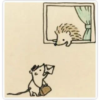 🚲 emoji hedgehog Danya Telegram sticker 20 of 62
